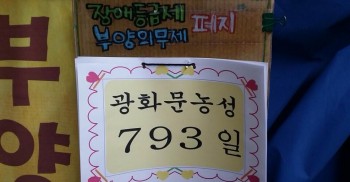장애등급제-부양의무제 폐지! 광화문 농성 793일째. 대구 동지들과 발바닥이 있는 날입니다. 이제 제법 쌀쌀해요!! 아니 춥다 추워!! 광화문 근처에 계신 분들, 살짝 놀러오세요*^^*