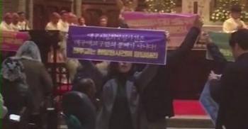 지난 2월 명동성당에 정중히 면담요청서를 제출하러 갔으나, 경찰들을 정문앞에 세워놓고는 성스러운 공간이라며 들어가지도 못했습니다. 오늘 우리를 개처럼 끌어낸 단 한 사람도 나오지 않았습니다. 한 지역 교구의 일이라며 아무것도 할수 없다고 했습니다. 결국 관리실에 면담요청서를 놓고왔으나 지금까지 아무런 연락도 없었습니다. 